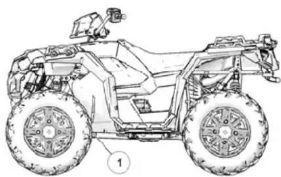 POLARIS Sportsman Touring 570 SP (2018) - NUMÉROS D'IDENTIFICATION DU VÉHICULE - 1