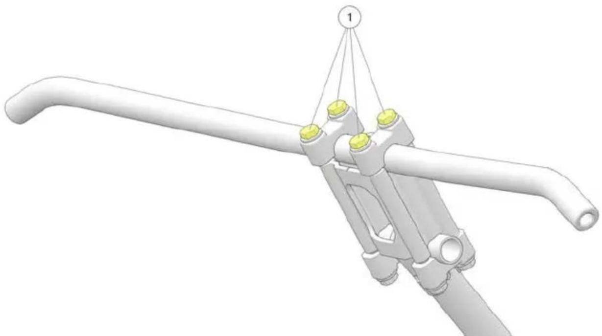 POLARIS SKS 146 (2019) - ANGLE DU GUIDON - 1