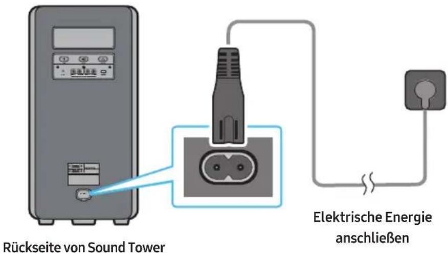 SAMSUNG MXST40B - Elektrische Energie anschließen - 1