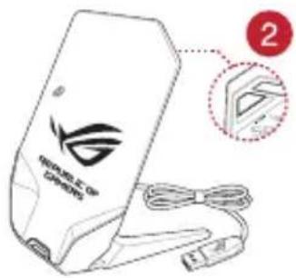 ASUS ROG Spatha X - Setting up your gaming mouse as an RF wireless mouse - 1