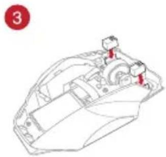 ASUS ROG Spatha X - Replacing the switches - 3