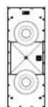 JBL SCL7 - COLOCACION DEL ALTAVOZ DERECHO E IZQUIERDO PARA INTEGRAR EN LA PARED - 2