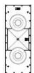JBL SCL7 - IN-WALL SPEAKER - LEFT AND RIGHT PLACEMENT - 2