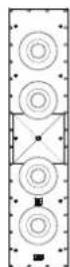 JBL SCL7 - IN-WALL SPEAKER - LEFT AND RIGHT PLACEMENT - 3