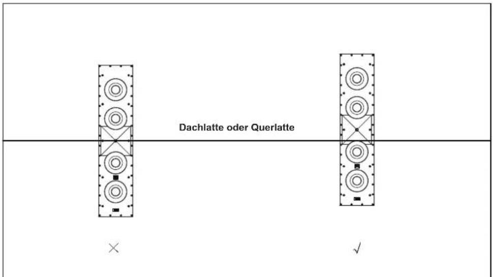 JBL SCL7 - WANDEINBAU-LAUTSPRECHER - POSITIONIERUNG DES CENTER-KANALS - 2