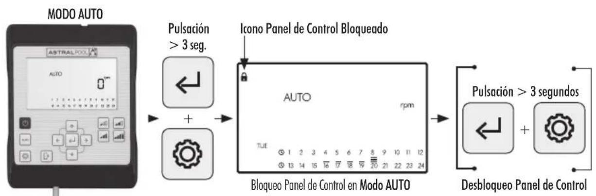 ASTRALPOOL Victoria Plus Silent - BLOQUEO DEL PANEL DE CONTROL - 3