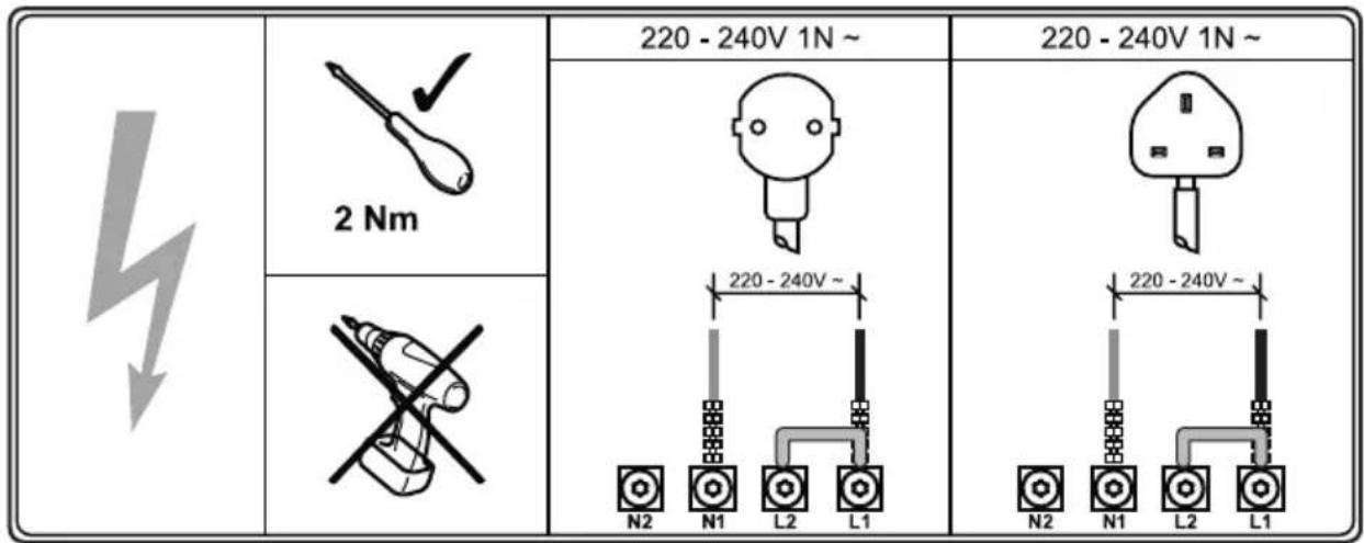 ELECTROLUX LIB60424CK - Savienojumu diagramma - 1