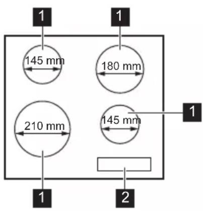 ELECTROLUX LIB60424CK - Διάταξη επιφάνειας μαγειρέματος - 1