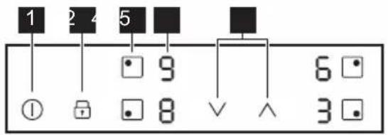 1 2 4 5 9 6 ① ⊖ □ 8 ∨ ∧ 3