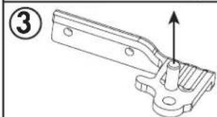 DANBY DBM187E1WDB - INSTRUCCIONES DE INVERSION DE PUERTA - 3