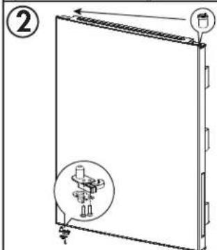 DANBY DBM187E1WDB - INSTRUCCIONES DE INVERSION DE PUERTA - 2