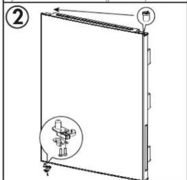 DANBY DBM187E1WDB - DOOR REVERSAL INSTRUCTIONS - 2