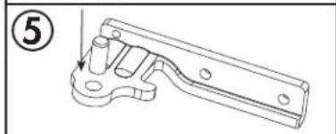 DANBY DBM187E1WDB - DOOR REVERSAL INSTRUCTIONS - 5