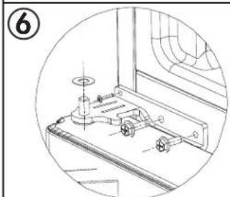 DANBY DBM187E1WDB - INSTRUCCIONES DE INVERSION DE PUERTA - 6
