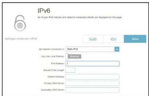 D-LINK Eagle Pro AI G415 - IPv6 - IPv6 statique - 1