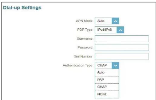 D-LINK Eagle Pro AI G415 - Paramètres de numérotation - 1