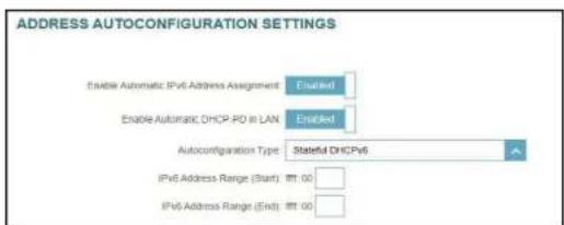 D-LINK Eagle Pro AI G415 - Paramètres avancés... Paramètres de configuration automatique de l'adresse - 3