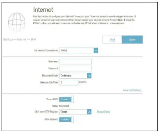 D-LINK Eagle Pro AI G415 - IPv4 - PPPoE - 1
