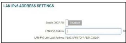 D-LINK Eagle Pro AI G415 - Adresse de lien local LANIPv6 - 4