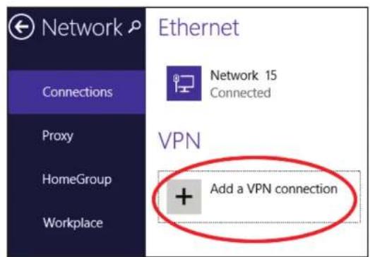 D-LINK Eagle Pro AI G415 - Windows 8,1/8 Instructions de configuration du VPN - 2