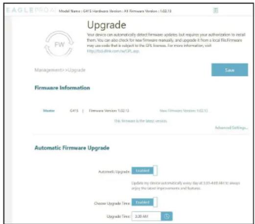 D-LINK G403 - Mise à niveau automatique du microprogramme - 1