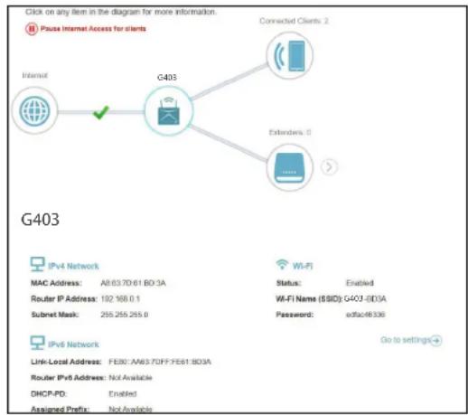 D-LINK G403 - Internet - 2