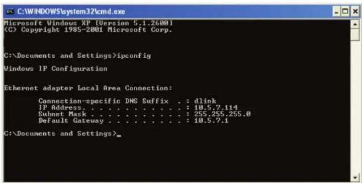 D-LINK G403 - Vérifiez votre adresse IP - 1