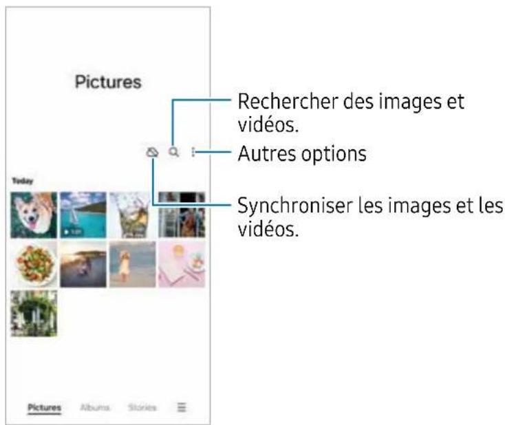 SAMSUNG Galaxy XCover 6 Pro - Utiliser l'application Galerie - 1