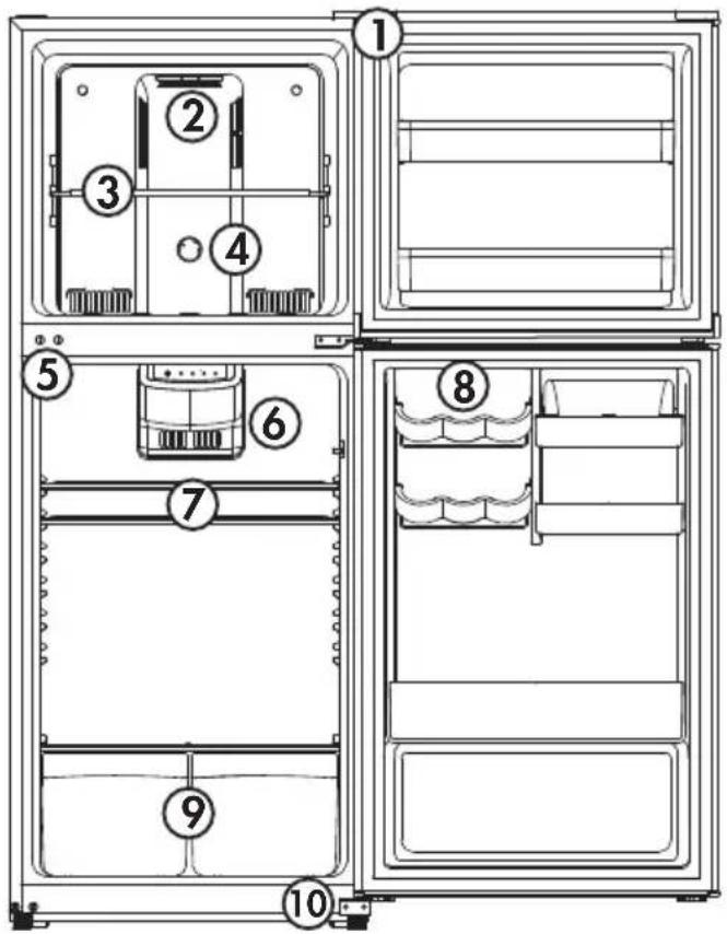 DANBY DFF116B2WDBL - FEATURES - 1