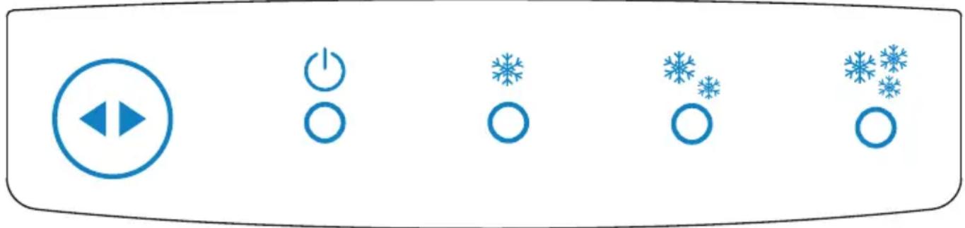 DANBY DFF116B2WDBR - SELECTION DE LA TEMPERATUREA DEL REFRIGERADOR - 1