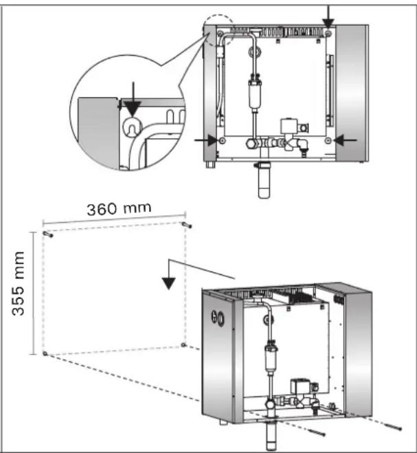 HARVIA HGP22 - Installationsort und Montage - 2