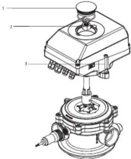 ASTRALPOOL System VRAC FLAT - SWITCHING FROM THE AUTOMATIC VALVE TO MANUAL - 1