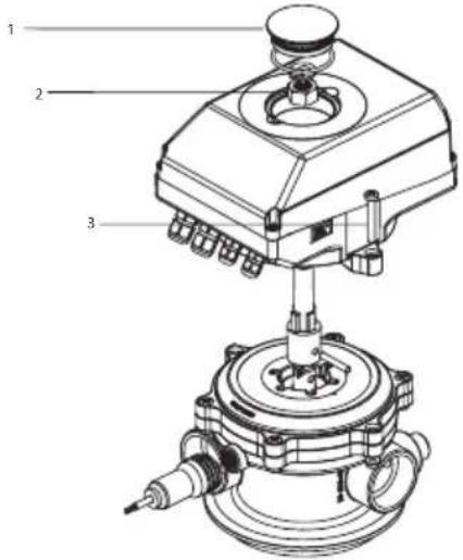 ASTRALPOOL System VRAC FLAT - CONVERTIRE LA VALVOLA AUTOMATICA IN VALVOLA MANUALE - 1