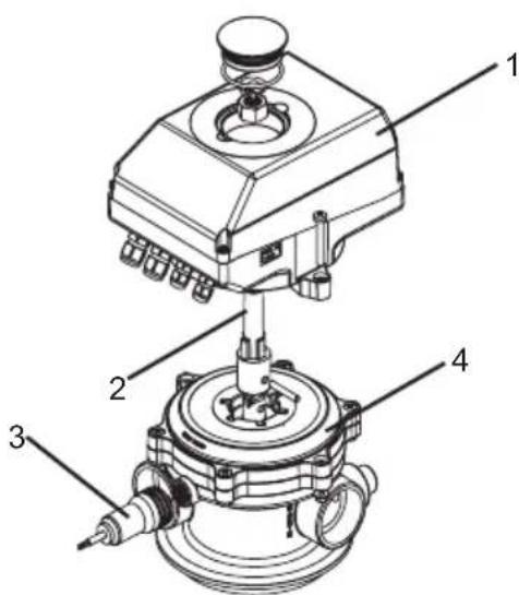 ASTRALPOOL System VRAC FLAT - Conjuntos da Válvula Selectora Automática Flat - 1