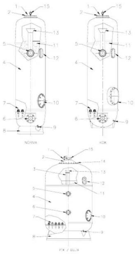 ASTRALPOOL Delta - IDENTIFICAZIONE DEI COMPONENTI - 3
