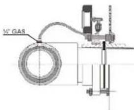 ASTRALPOOL Oslo - b. Die Batterie(n) bzw. das Wahlventil richtig und Manometer an die Filter montieren - 1