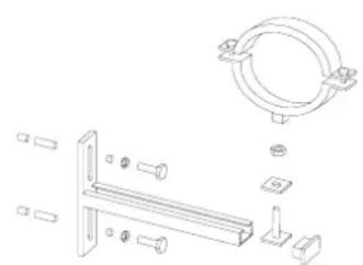 ASTRALPOOL Praga - Supports de conduite - 1