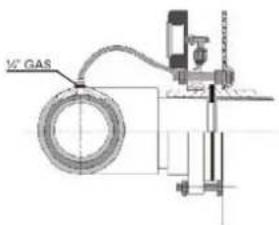 ASTRALPOOL Praga - b. Die Batterie(n) bzw. das Wahlventil richtig und Manometer an die Filter montieren - 1