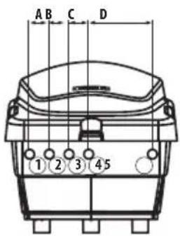 A B C D 1 2 3 4 5