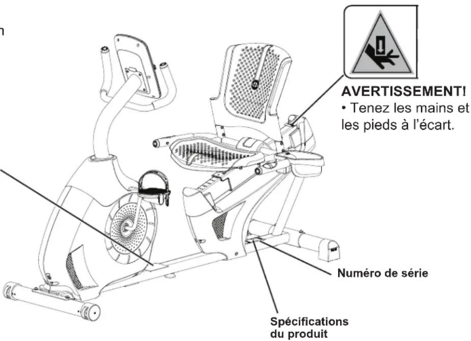 Schwinn 510R - AVERTISSEMENT! - 1