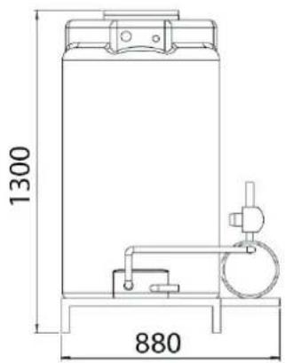 Carel WTS large - Fiche technique : Pompe auxiliaire (RTM300M2000) - 2