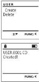 Burg Wächter SecuTronic B - Meniul Administrator/Utilizator/Creare - 1