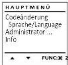 Burg Wächter SecuTronic B - Nyelvmenu - 1