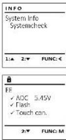 Burg Wächter SecuTronic B - Info/Rendszerellenorzsmeni - 1