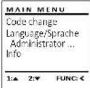 Burg Wächter SecuTronic B - Menu Administrator - 1