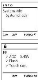 Burg Wächter SecuTronic B - Menyn Info/Systemcheck - 1