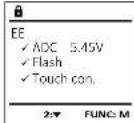 Burg Wächter SecuTronic B - Menu informacoes/Verificacao do Sistema - 2