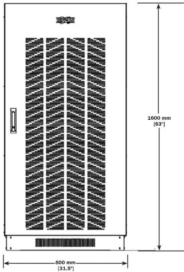Tripp Lite BP240V100 - Datos Mecánicos - 1