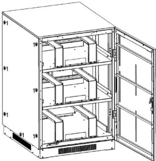 Tripp Lite BP240V100 - Battery installation and Setup: Models BP240V65-NIB, BP240V100-NIB - 1