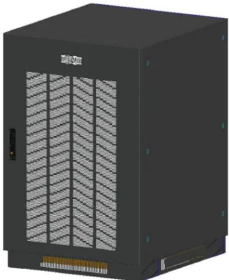 Tripp Lite BP240V100 - Conexiones del Gabinete de Baterías: Modelos BP240V65, BP240V65-NIB, BP240V100 y BP240V100-NIB - 1